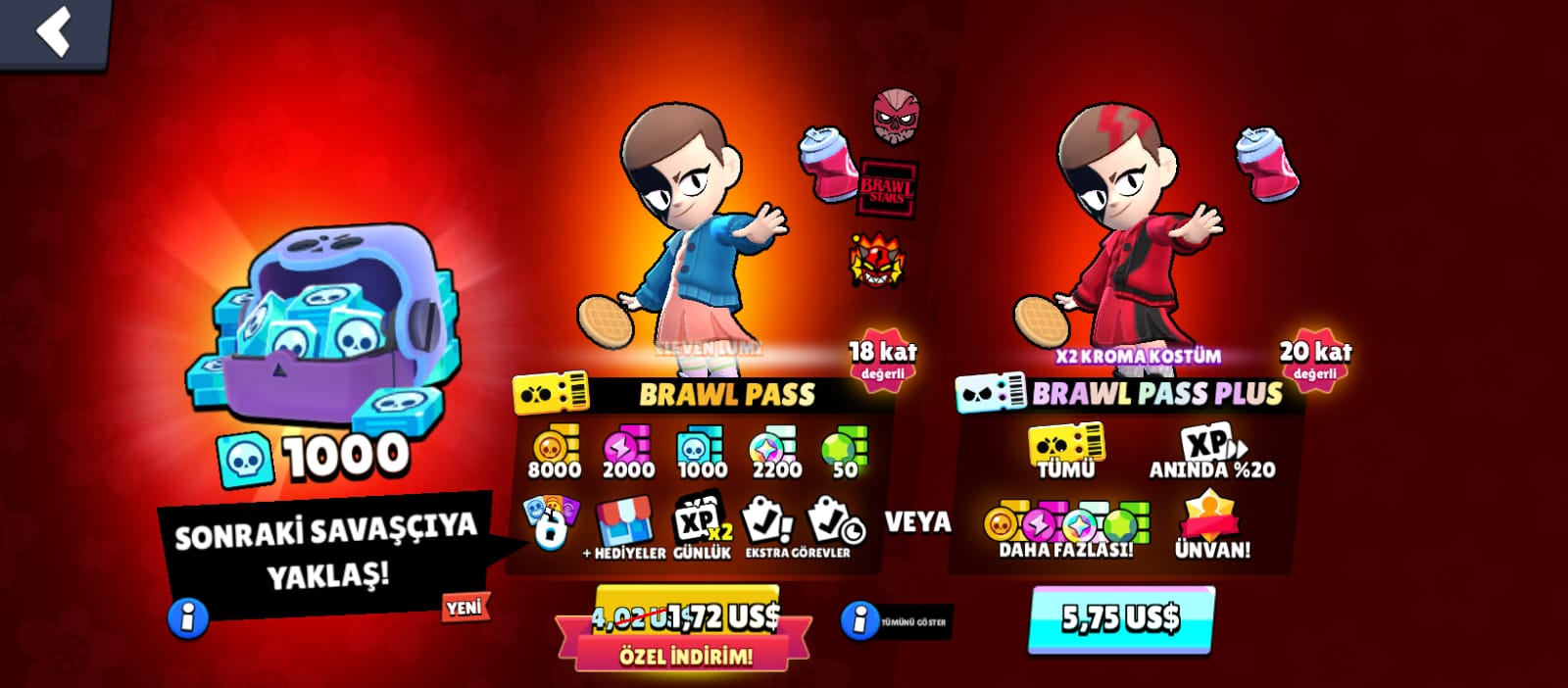 Brawl Stars Endirimli Brawl Pass Extra Endirim 🎫